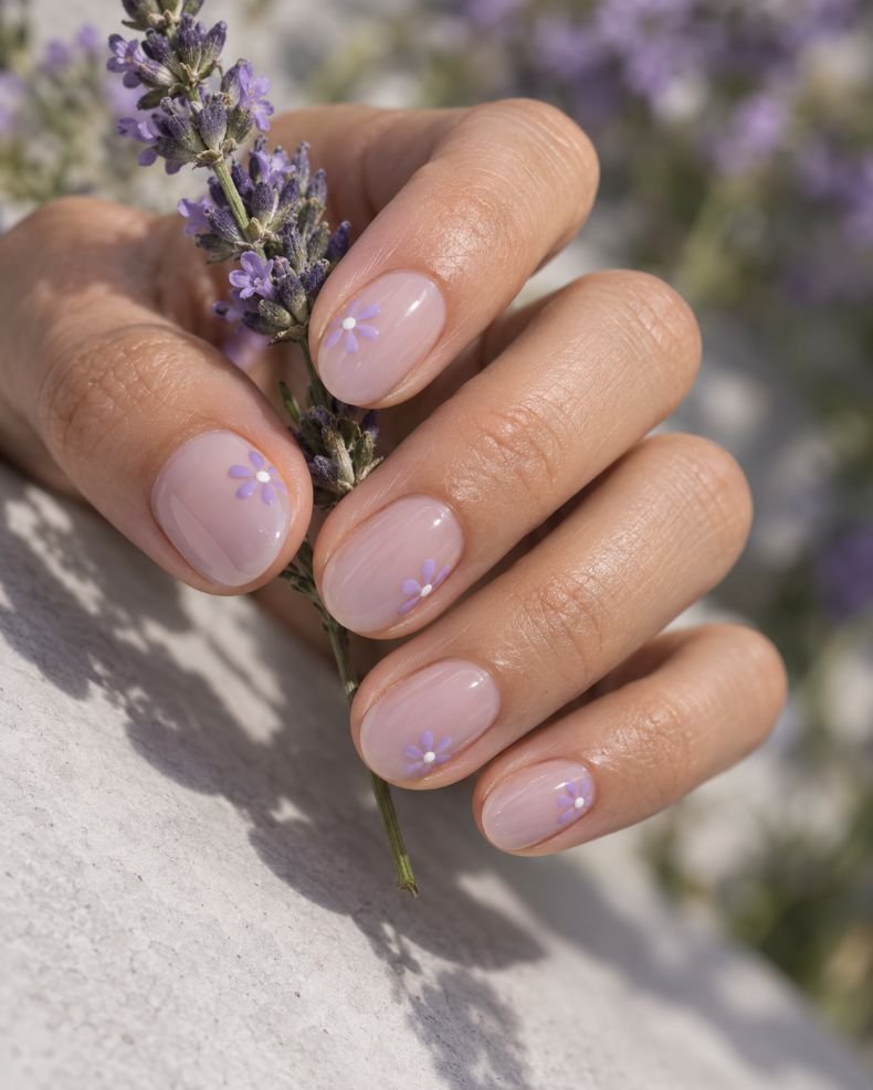Lilac Negative-Space Petals