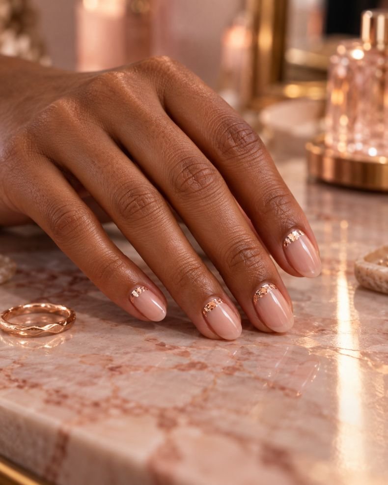 Rose-Gold Cuticle Foil
